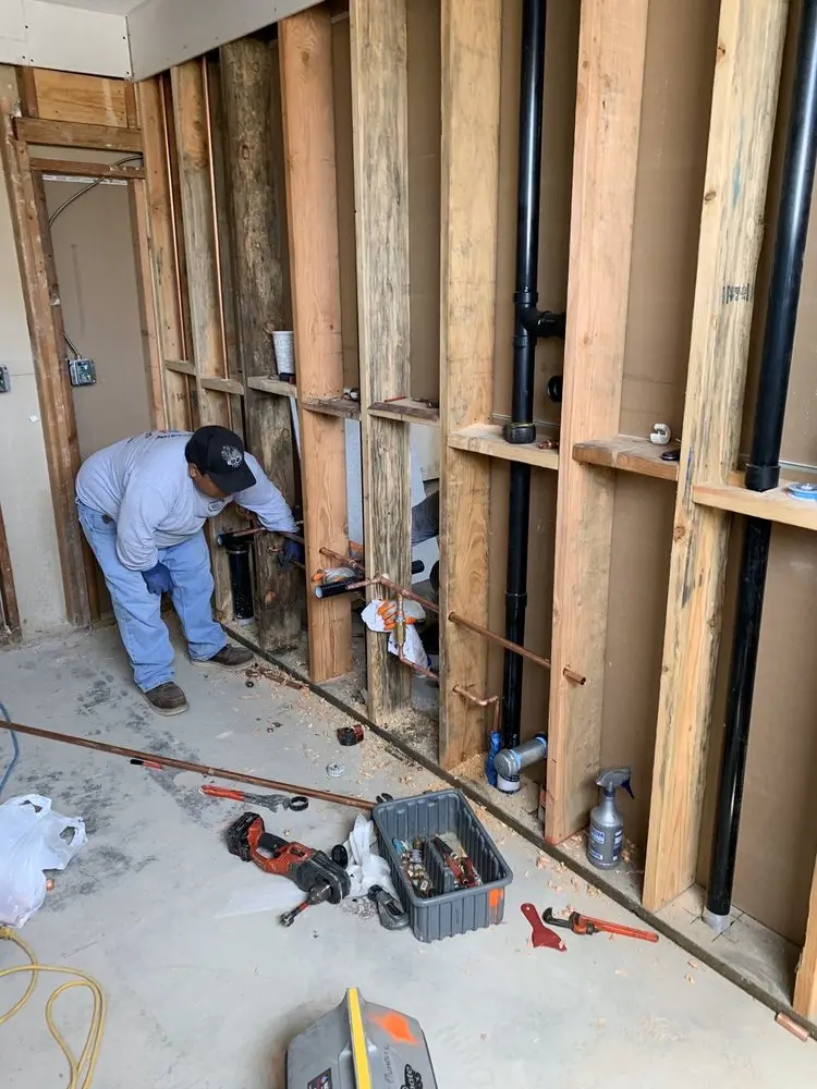 Commercial rough-in plumbing for Water Heater Replacement in South Hadley